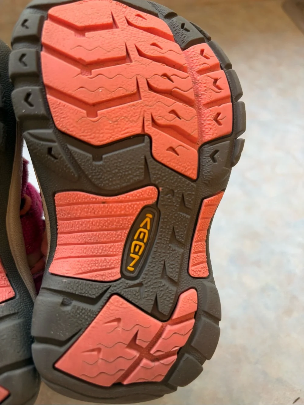 Keen Kids Pink and Orange Outdoor Sandals